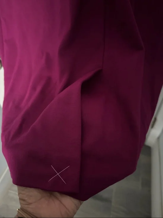 Ann Taylor Factory Magenta Sleeveless V-Neck Midi Dress - Picture 5 of 7